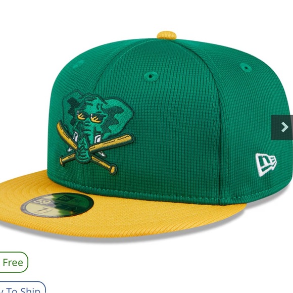 Oakland‎ A’s New Era 2024 Batting Practice Fitted Hat - Picture 1 of 6